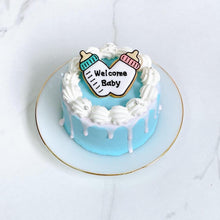 画像をギャラリービューアに読み込む, Welcome baby ジェンダーリビールケーキ