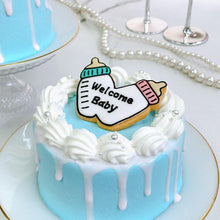 画像をギャラリービューアに読み込む, Welcome baby ジェンダーリビールケーキ