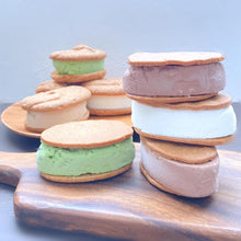 画像をギャラリービューアに読み込む, 『純白アイス』アイスサンドクッキー・アイスサンドダック