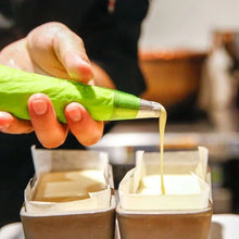 画像をギャラリービューアに読み込む, バスクチーズケーキ製造過程