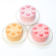 画像をギャラリービューアに読み込む, ハートデザインセンイルケーキ