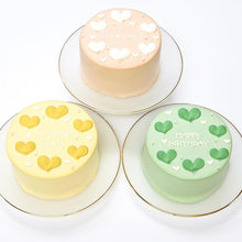 画像をギャラリービューアに読み込む, ハートデザインセンイルケーキ
