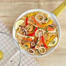 画像をギャラリービューアに読み込む, ずわいがにのパエリア