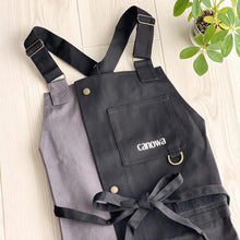 画像をギャラリービューアに読み込む, バイカラーエプロン