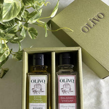 画像をギャラリービューアに読み込む, サッパリサラダに合うエクストラバージンオリーブオイルとホワイトバルサミコ酢セット 100ml 2本入り
