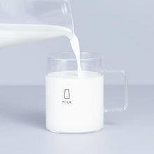 画像をギャラリービューアに読み込む, 珈琲牛乳のグラスD(耐熱グラス)