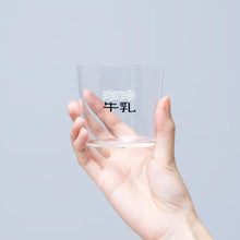 画像をギャラリービューアに読み込む, 珈琲牛乳のグラスA(薄口グラス)