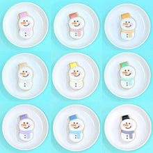 画像をギャラリービューアに読み込む, 雪だるまクッキー