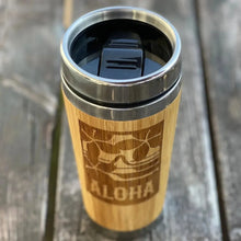 画像をギャラリービューアに読み込む, プルメリアALOHAデザインバンブータンブラー