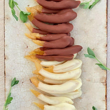 画像をギャラリービューアに読み込む, ピールチョコセット<綾日向夏ホワイト&ミルク>オーガニックチョコ使用