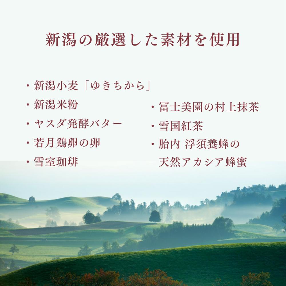 新潟 厳選素材の焼菓子セット(S~LL)