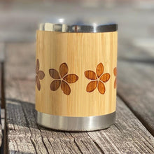 画像をギャラリービューアに読み込む, プルメリアパターンデザイン バンブーマグカップ