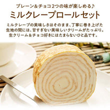 画像をギャラリービューアに読み込む, ミルクレープロール