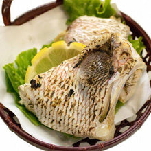 画像をギャラリービューアに読み込む, 九十九島産 鯛あら炊きと鯛カマ塩焼き