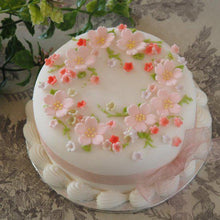 画像をギャラリービューアに読み込む, フラワーのケーキ