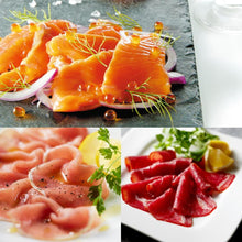画像をギャラリービューアに読み込む, トラウトサーモンルイベ漬&生ハム