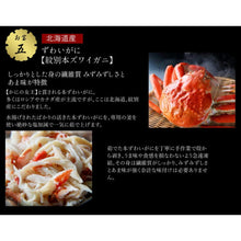 画像をギャラリービューアに読み込む, ズワイガニ