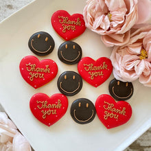 画像をギャラリービューアに読み込む, ハート+にこちゃんアイシングクッキー