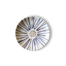 画像をギャラリービューアに読み込む, 金群青 豆皿