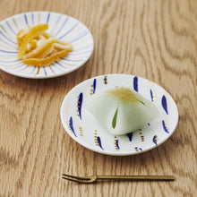 画像をギャラリービューアに読み込む, 金群青 豆皿