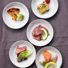 画像をギャラリービューアに読み込む, Mulet レリーフ小皿5枚組