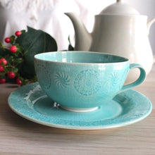 画像をギャラリービューアに読み込む, Stamp カップ&ソーサー