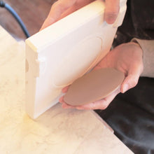 画像をギャラリービューアに読み込む, Teshio 三つ雲豆皿(青色)