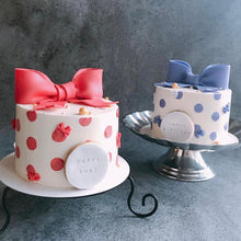 画像をギャラリービューアに読み込む, リボンとドットのケーキ