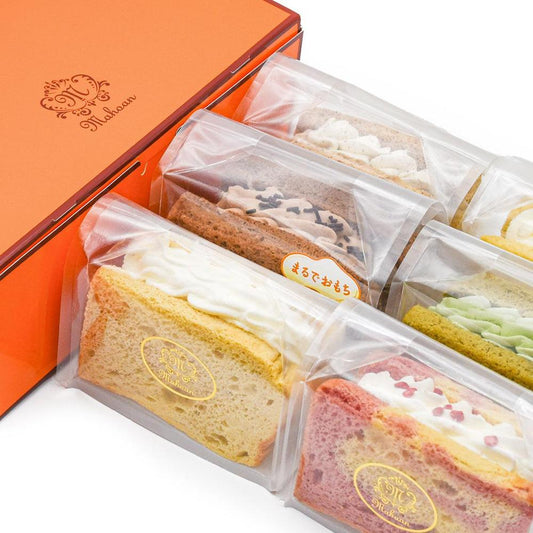 もちもち小麦シフォンケーキ「モフォン」アソートセット(6個入/8個入/10個入) | パティスリー魔法庵