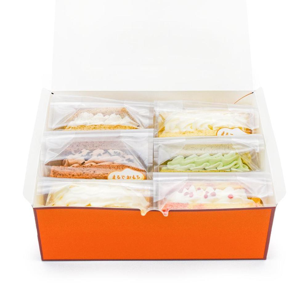 もちもち小麦シフォンケーキ「モフォン」アソートセット(6個入/8