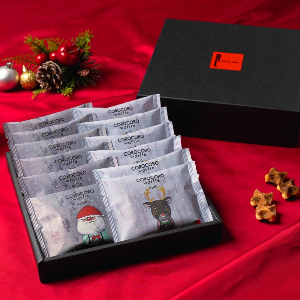 【送料込】クリスマス コロコロワッフル パック12袋セット