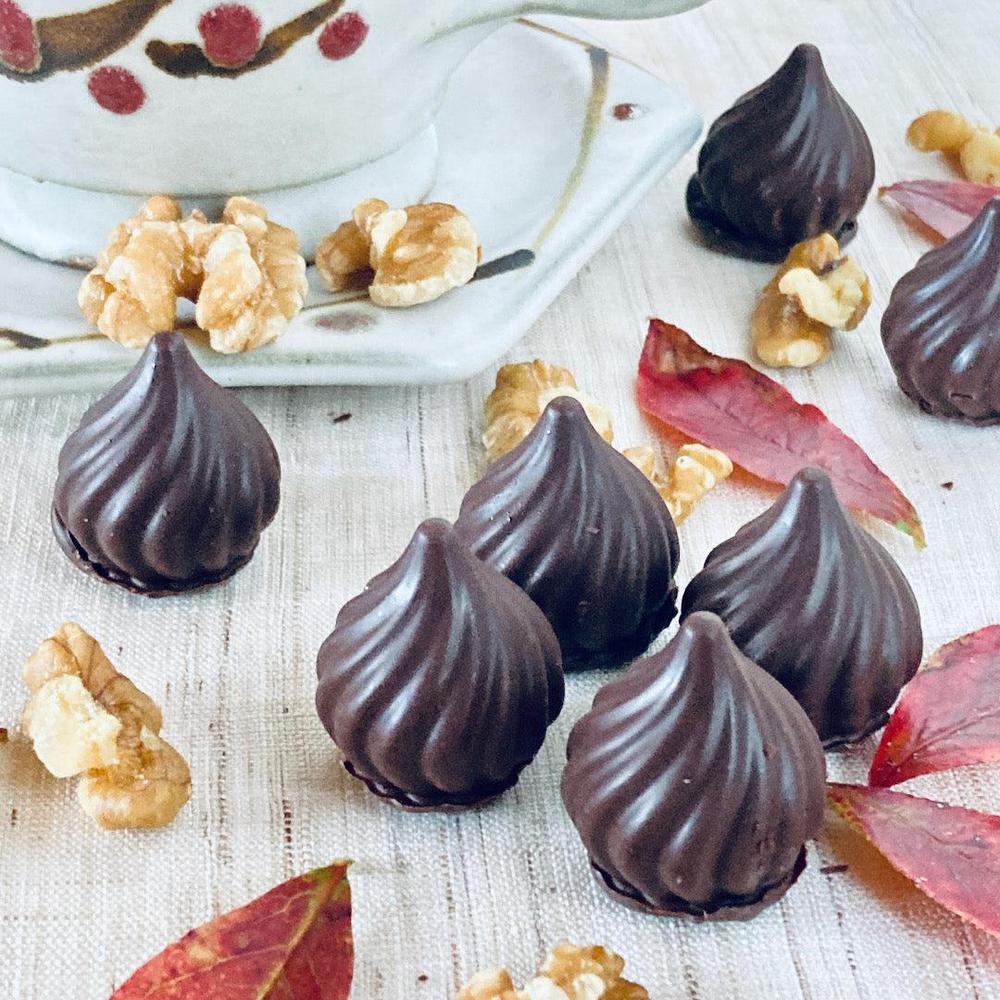 ホワイト＆ビターミニチョコ詰合わせ＜10個＞オーガニックチョコ使用