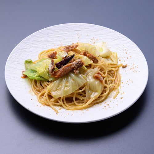 「カニ屋が作る 海のパスタ」海香る のど黒へしこ ペペロンチーノ