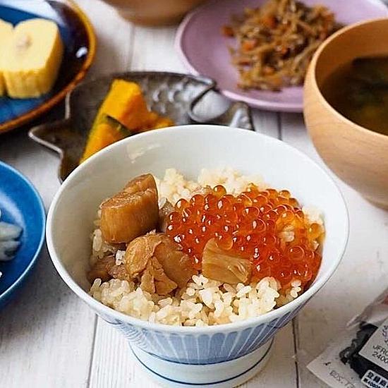 ホタテ炊き込みごはん