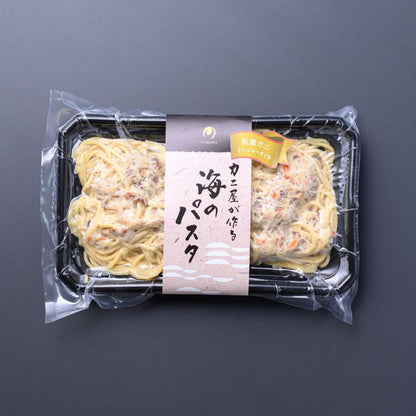 「カニ屋が作る 海のパスタ」海香る 松葉ガニたっぷりのジンジャーオイルパスタ
