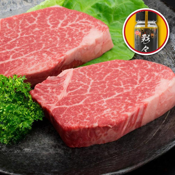 【送料無料】宮崎牛ヒレステーキ300g スパイス付き