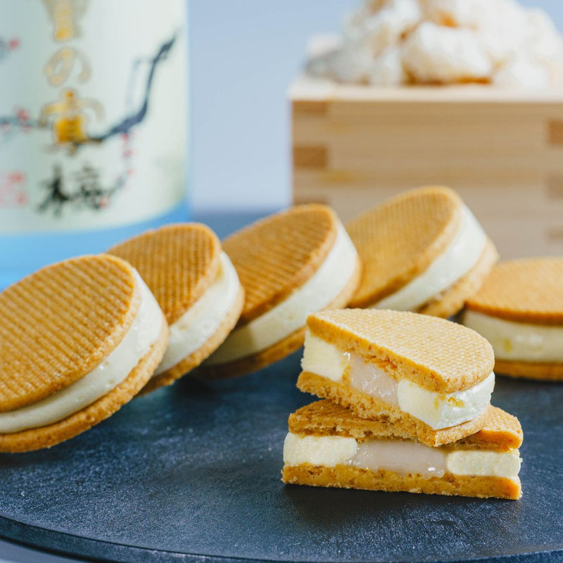 酒粕と柚子のバターサンド