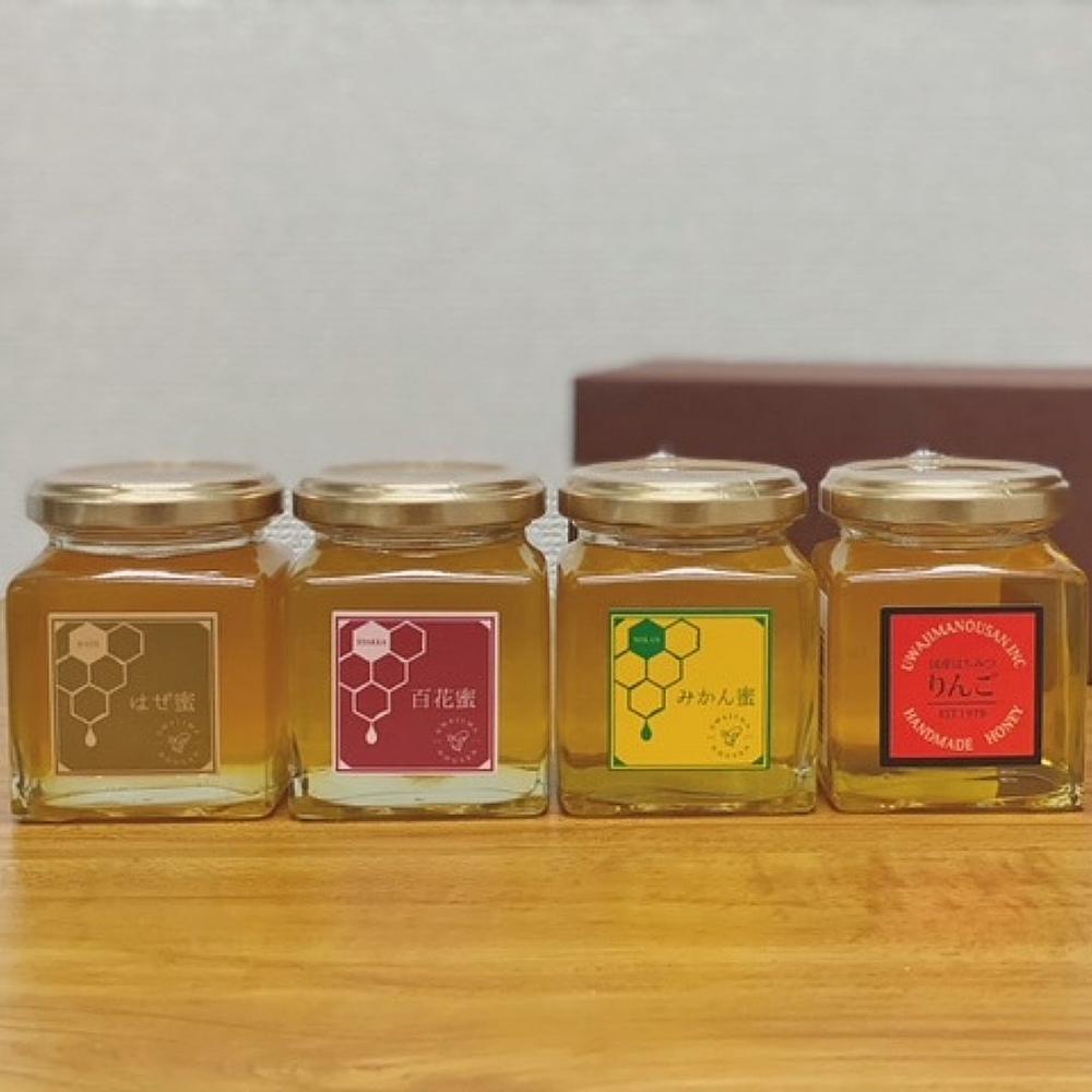 4種の国産はちみつギフト 160g | 宇和島農産株式会社 – DELISH MALL