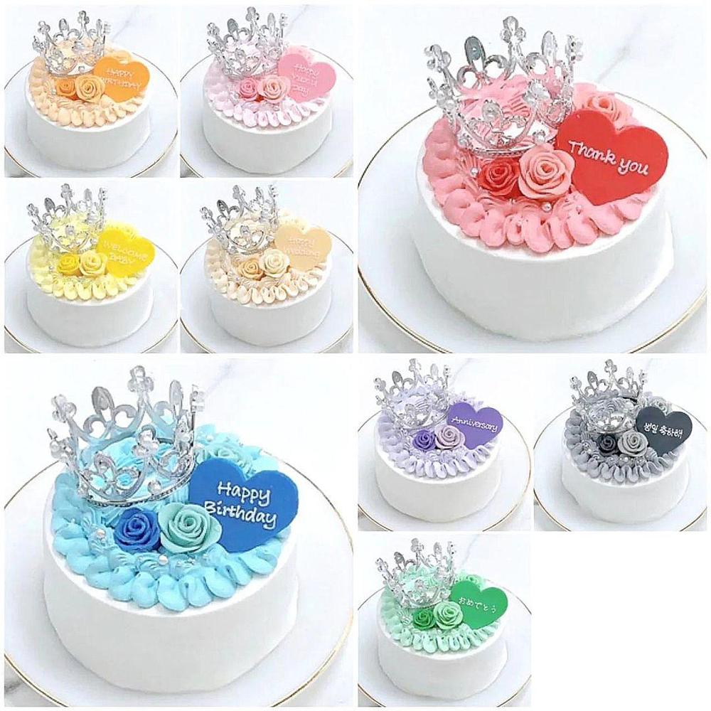 新品 ヴィラリ 希少 ケーキキャンドル キャンドル ピンク リボン ★ ハートのクリームケーキキャンドル | usyagi candle