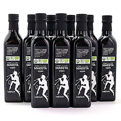 古代品種MAESTAオーガニックエキストラバージンOLIVE OIL（455g） 9本セット