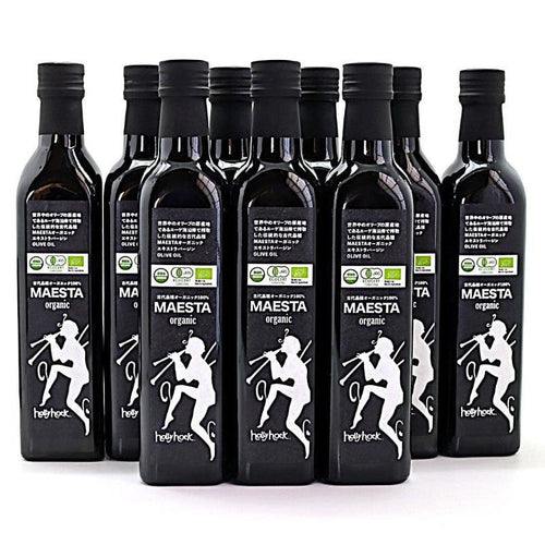 古代品種MAESTAオーガニックエキストラバージンOLIVE OIL（455g） 9本セット