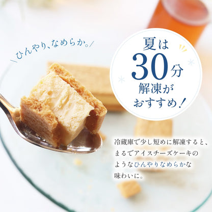【季節限定】チーズケーキサンド〈 プレーン & れもん 〉セット