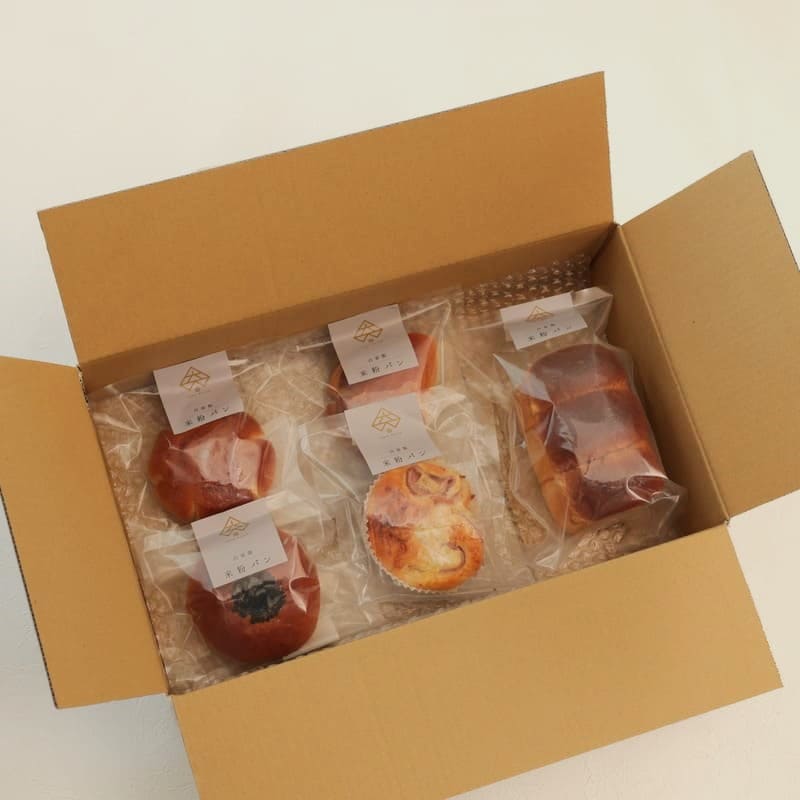 冷凍米粉パン】 お試し5個セット | 穴太商店