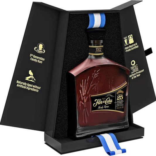 フロール デ カーニャ 25年熟成（Flor de Cana 25年 RUM） 40% 700ml