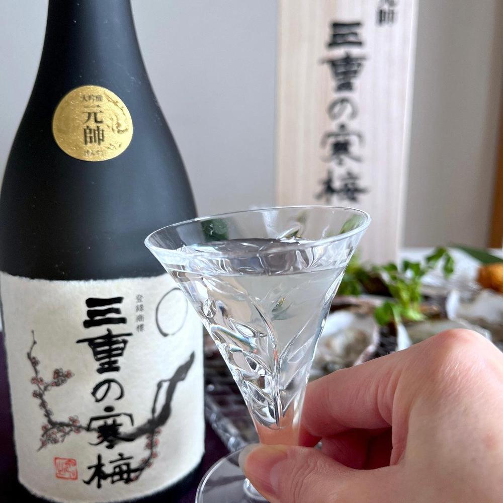 桐箱入】究極の大吟醸「三重の寒梅 元帥」(720ml/1.8L) | 丸彦酒造株式会社