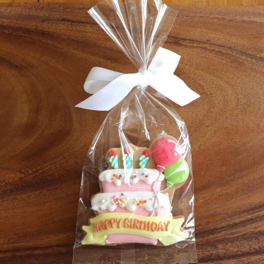 【アイシングクッキー】Happy Birthday ケーキ