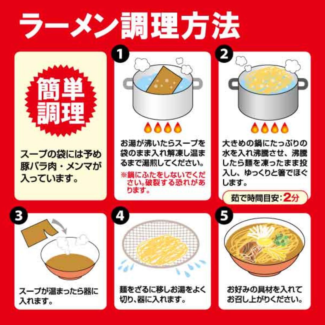 送料無料】GA冷凍徳島ラーメン(肉増量)　徳島ラーメン奥屋　替玉セット　–　DELISH　MALL