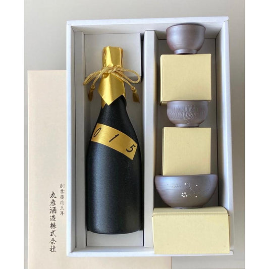 三重の寒梅 萬古焼酒器セット
