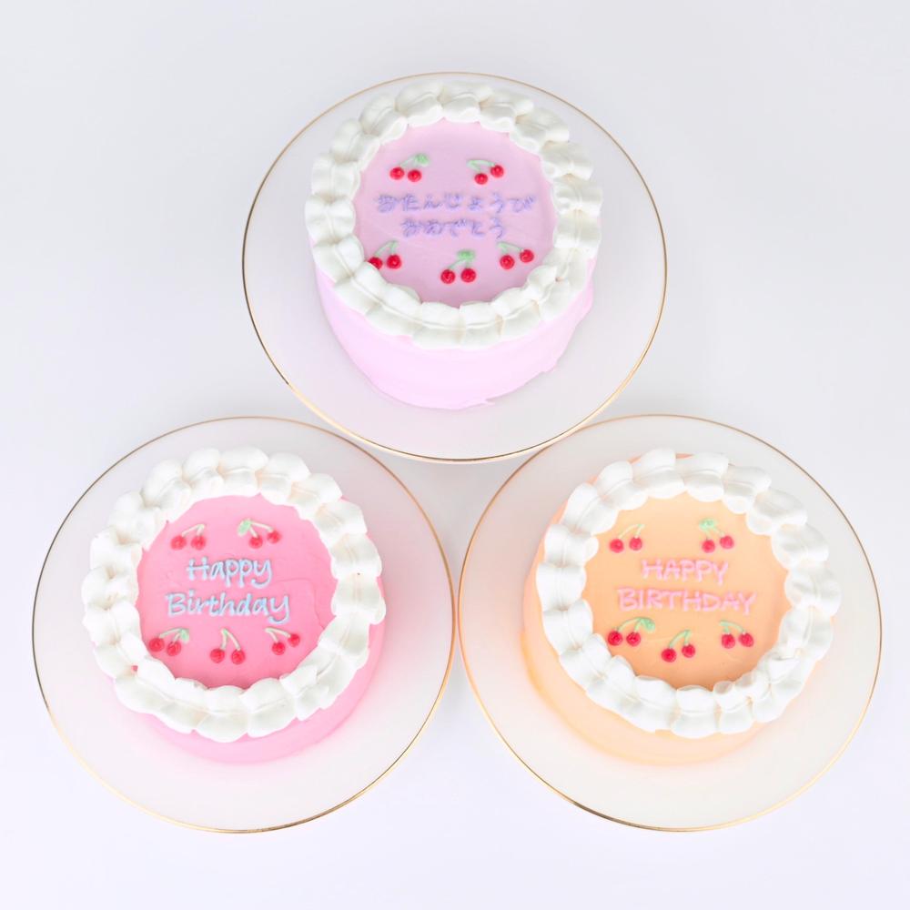 さくらんぼフリルセンイルケーキ