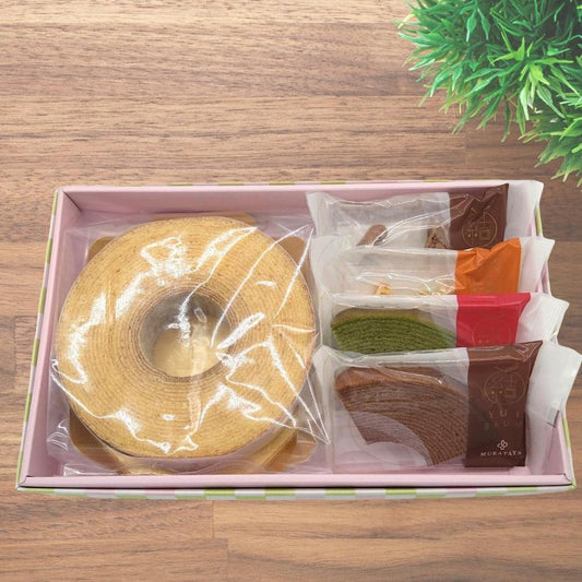 *結バウムクーヘン（ホール＆カット）| 村田屋